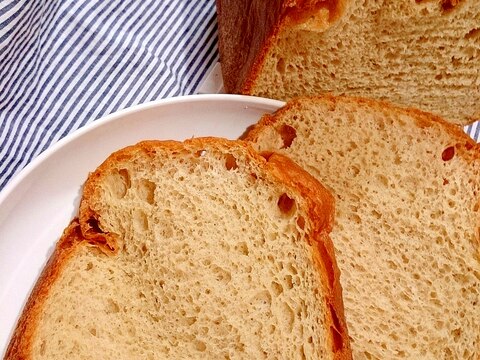 パンミックス粉とHBで簡単　低糖ふすま食パン